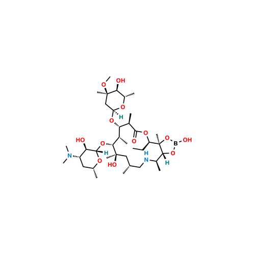 Azaerythromycin A 11,12-hydrogen borate