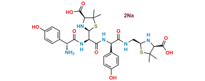 Amoxicillin Open Ring Decarboxylated Dimer Disodium salt