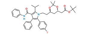 Atorvastatin Acetonide t-Butyl Ester (4S, 6R)-Isomer