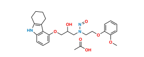 N-Nitroso Carvedilol USP Related Compound F (Acetate salt)