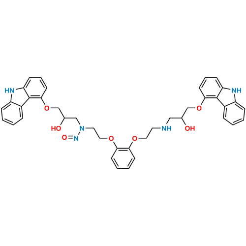 Carvedilol Bis alkylpyrocatechol Derivative Nitroso Impurity