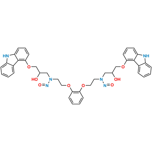 Carvedilol Bis alkylpyrocatechol Derivative Dinitroso Impurity