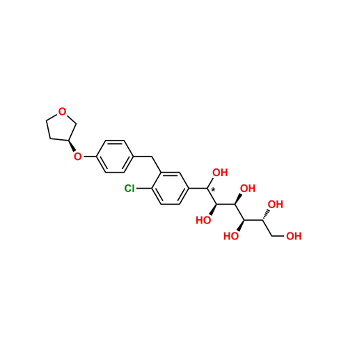 Empagliflozin Diol impurity (Mixture of Isomer)
