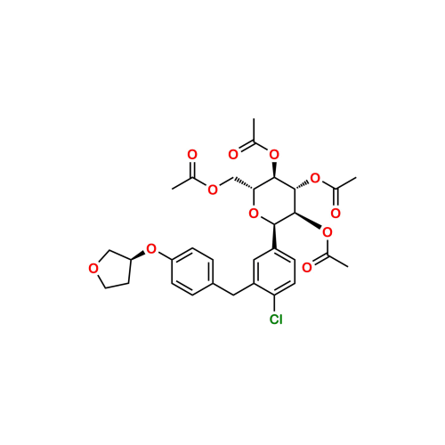 (S)-Empagliflozin Peracetyl