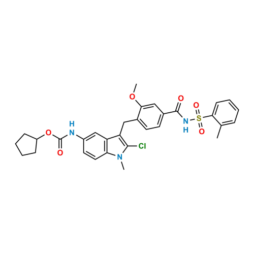 2-Chloro Zafirlukast 2-Chloro Zafirlukast