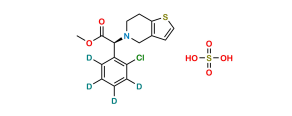 Clopidogrel D4 Hydrogen Sulfate