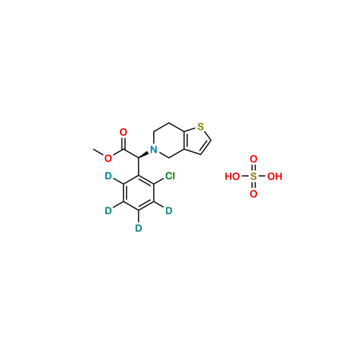 Clopidogrel D4 Hydrogen Sulfate