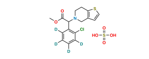 Racemic Clopidogrel D4 Hydrogen Sulfate