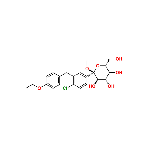 Dapagliflozin Methoxy Pyranose Impurity