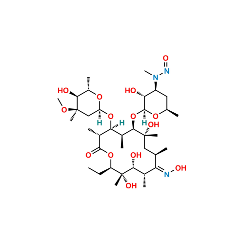 N-Nitroso N desmethyl Erythromycin Oxime Impuriy