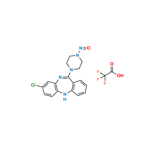 Clozapine Nitroso EP Impurity C (TFA Salt)