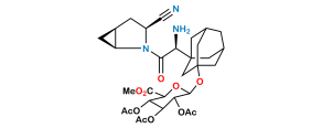 Saxagliptin Triacetyl-Ο-β-Glucuronide Methyl Ester