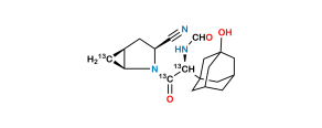 N-Formyl Saxagliptin-13C3
