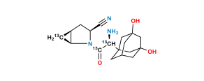 Hydroxy Saxagliptin-13C3