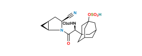 Saxagliptin N-Carboxybenzyl O-Sulfate